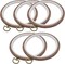 5 Pcs 5 Inch Embroidery Hoops, Round Imitated Wood Cross Stitch Hoop